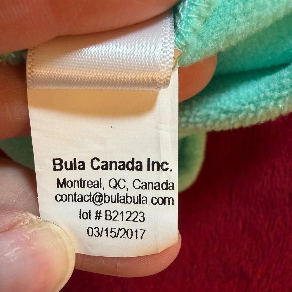 Bula Kids Polartec Fleece Neck Gaiter Mint Green Winter Ski Scarf Made in Canada